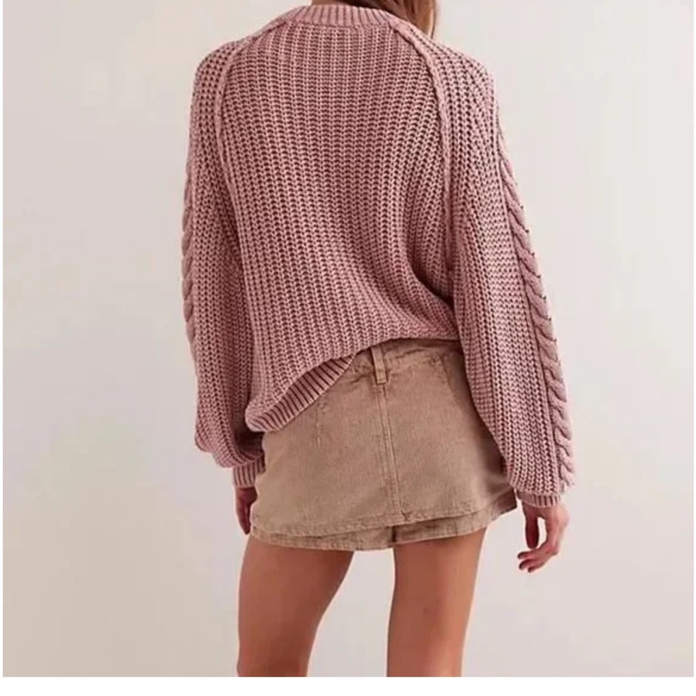 We The Free Gal-Vanting Cord Skort in Chocolate Truffle NWOT RT $98 - Picture 4 of 7